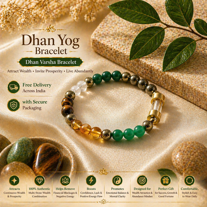 Dhan Yog Bracelet | Multi-Stone Prosperity & Abundance Bracelet