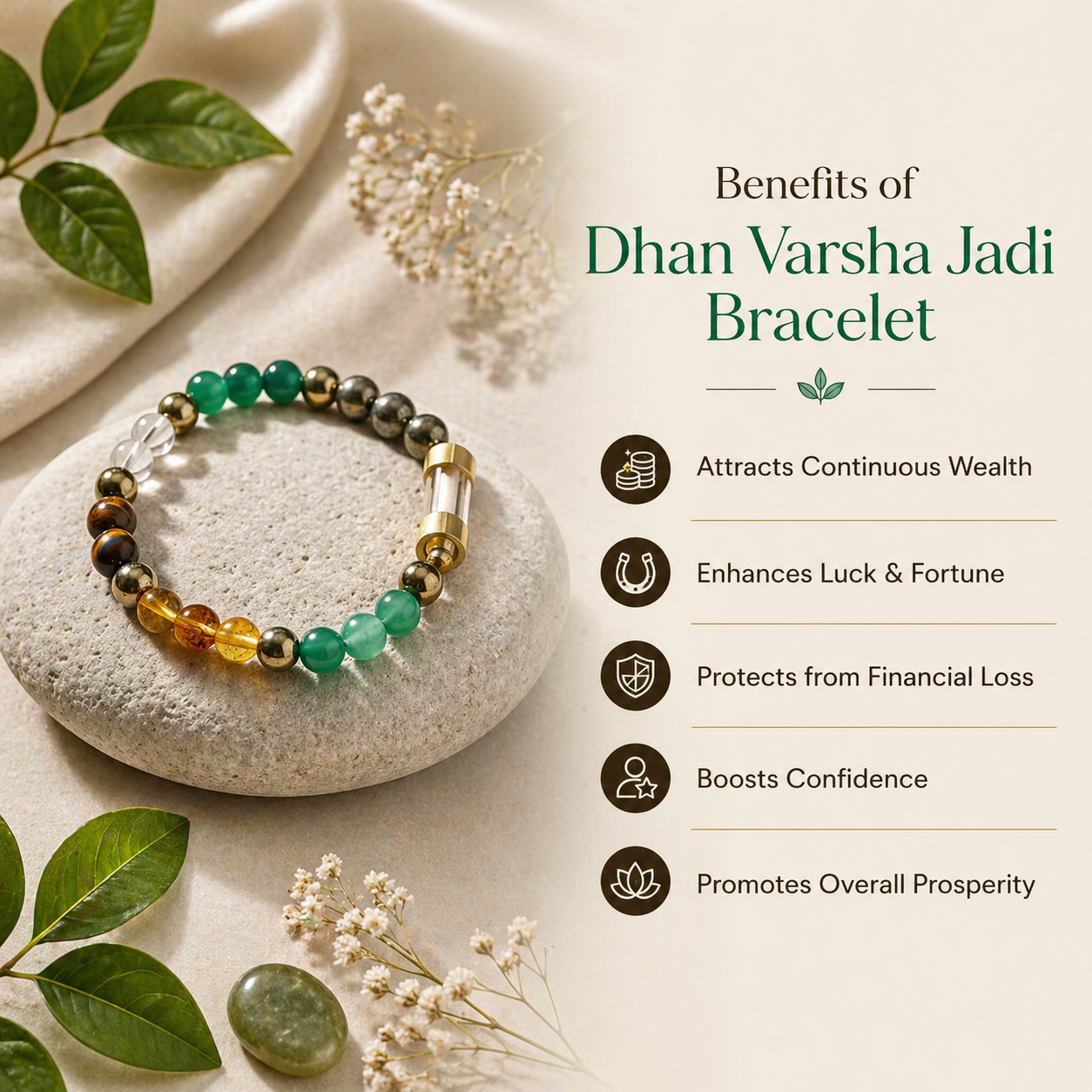 Dhan Yog Bracelet | Multi-Stone Prosperity & Abundance Bracelet