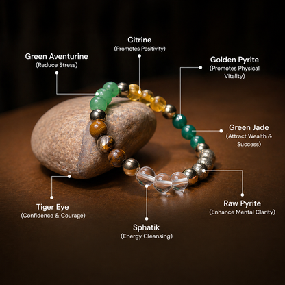 Dhan Yog Bracelet | Multi-Stone Prosperity & Abundance Bracelet