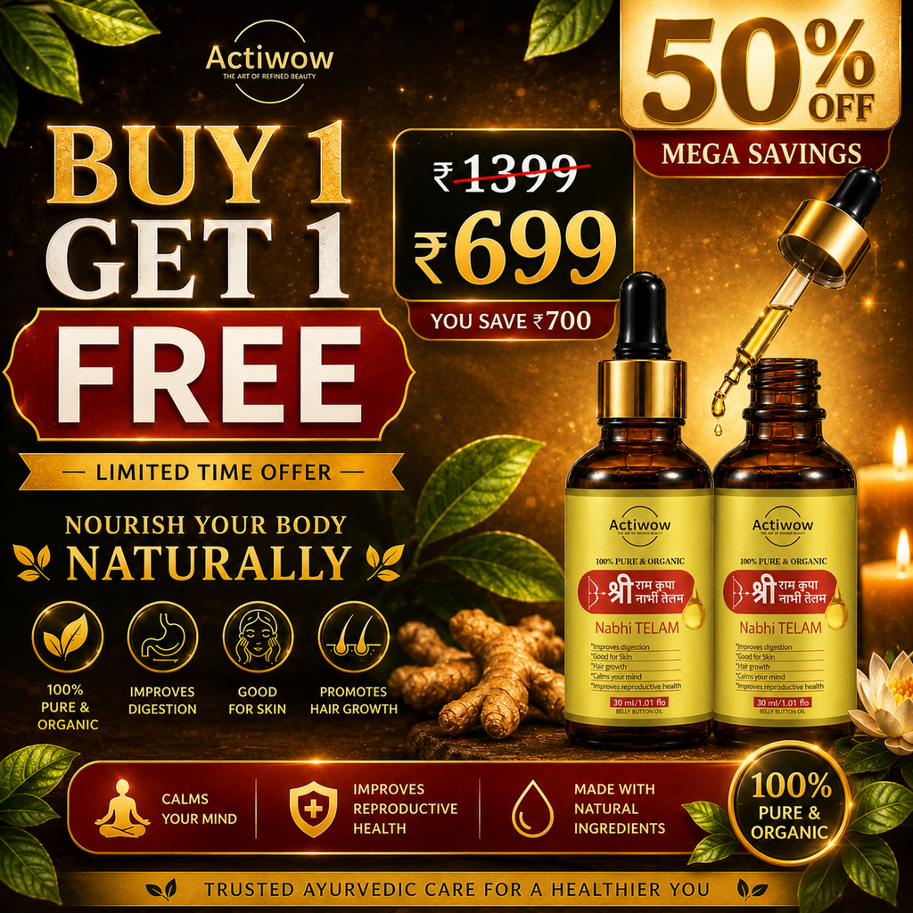 Ayurvedic Nabhi Telam | Buy 1 Get 1 FREE
